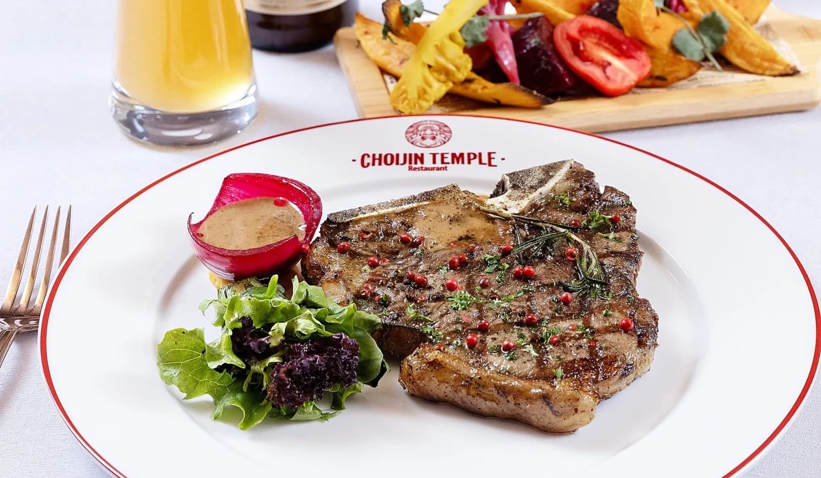 Grilled T-bone steak