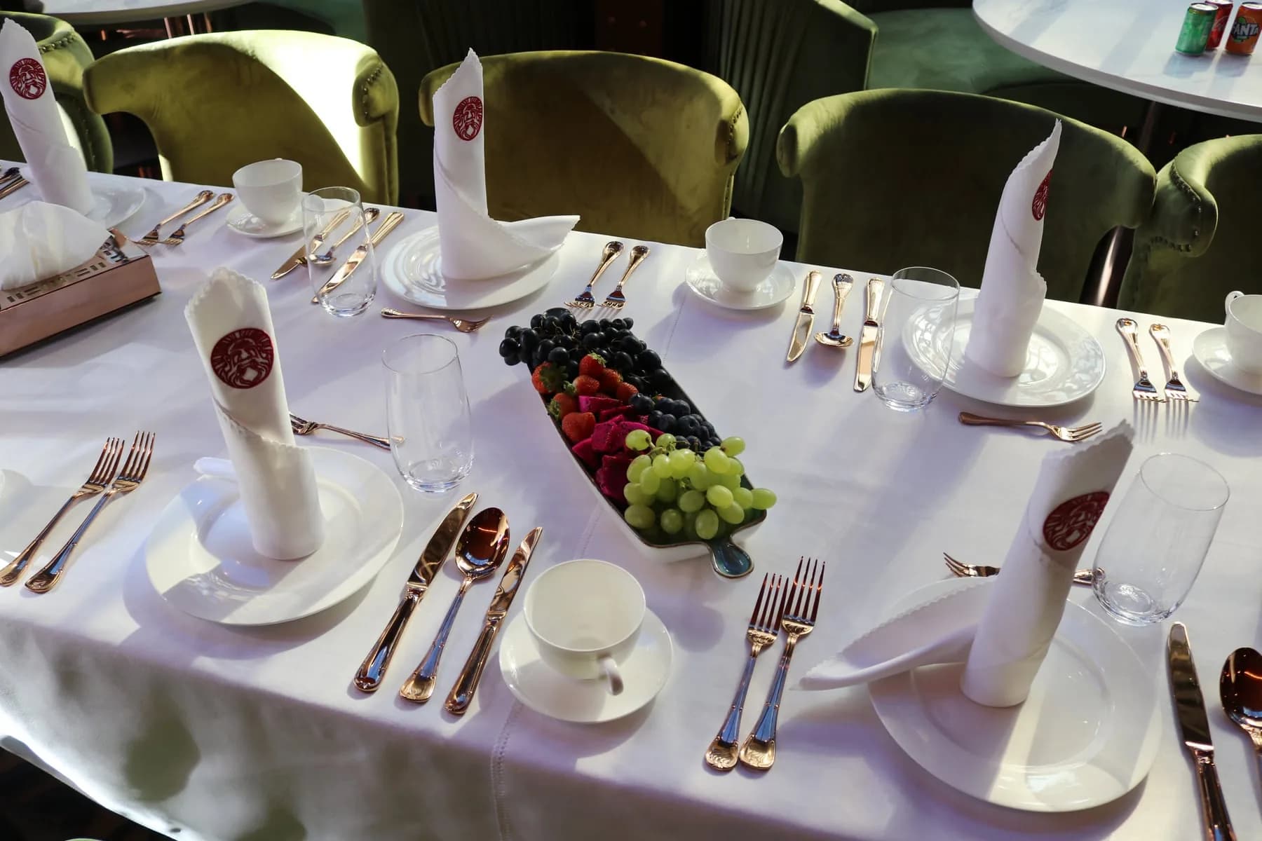 Choijin event service table setting