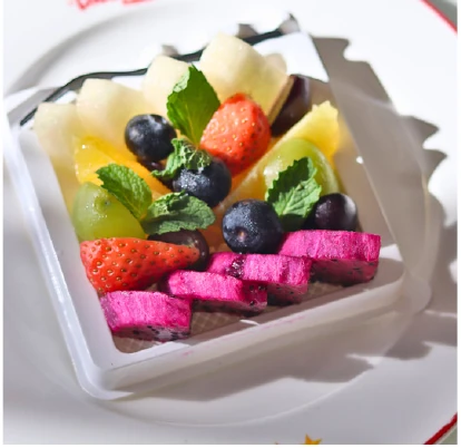 Mini fruit cup from the Choijin finger food special set menu.