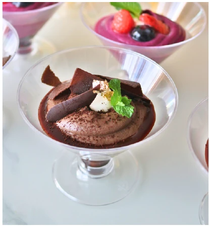 Chocolate mousse from the Choijin finger food special set menu.