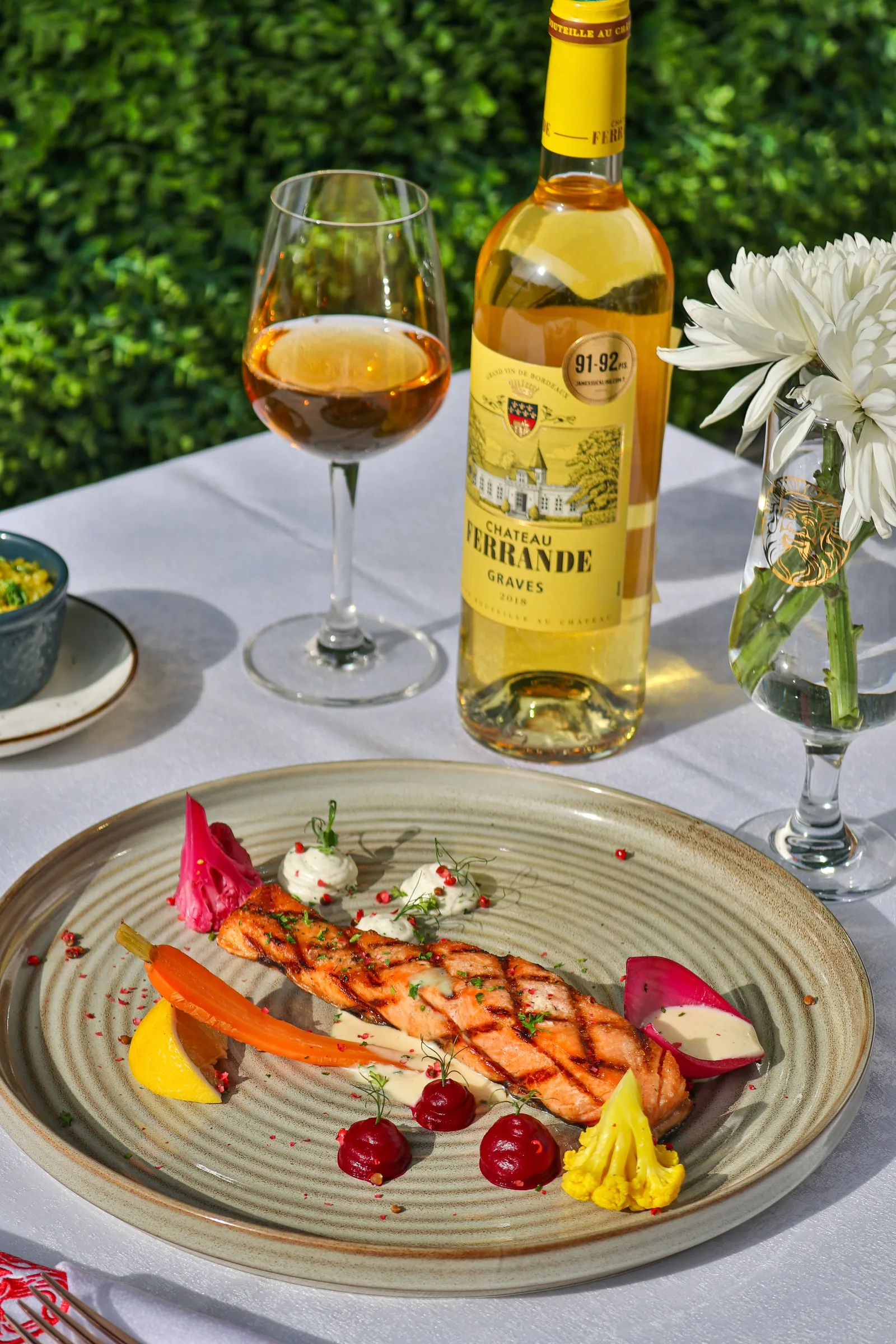Grilled salmon from the Choijin special set menu.