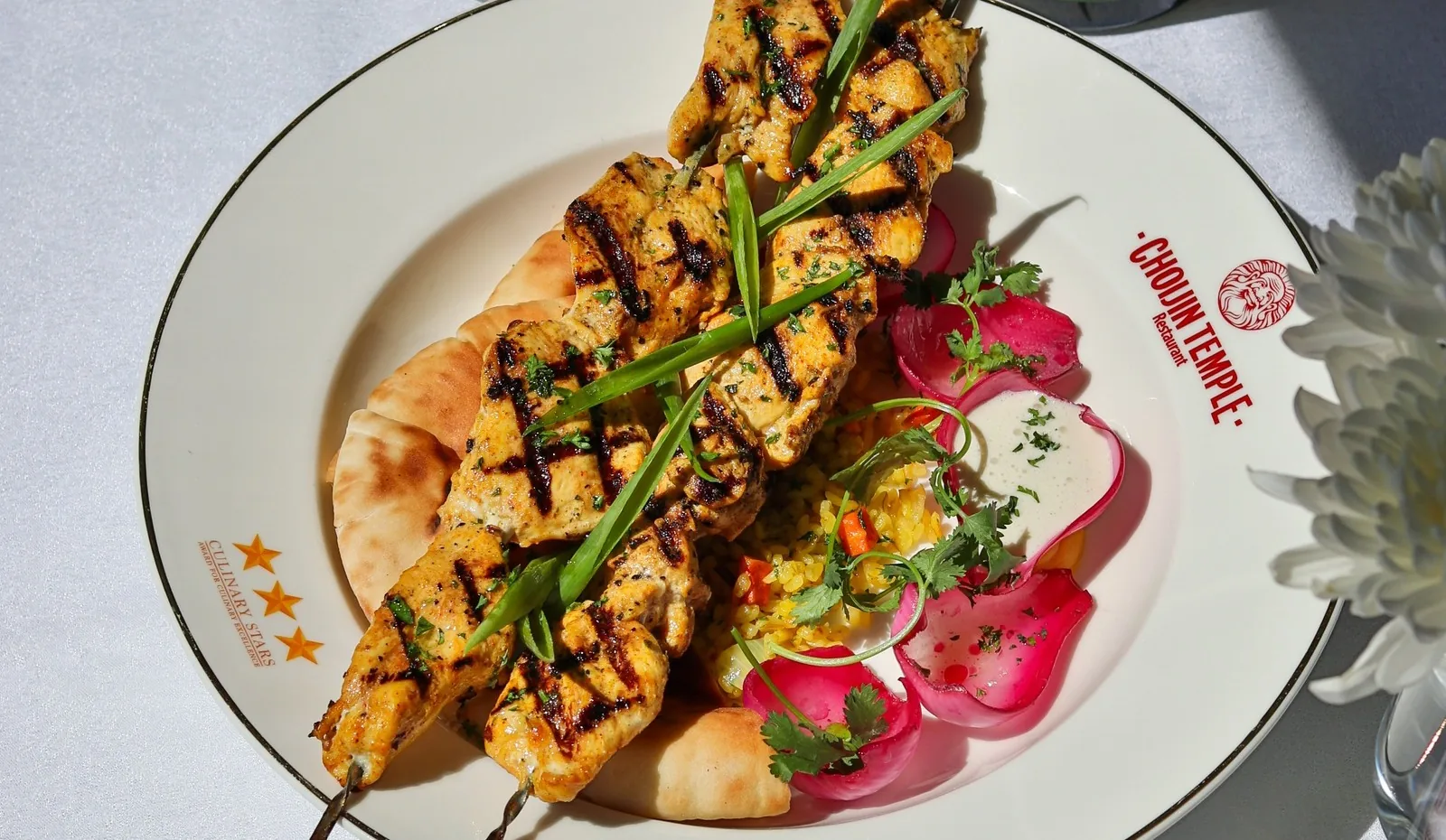 Chicken skewers