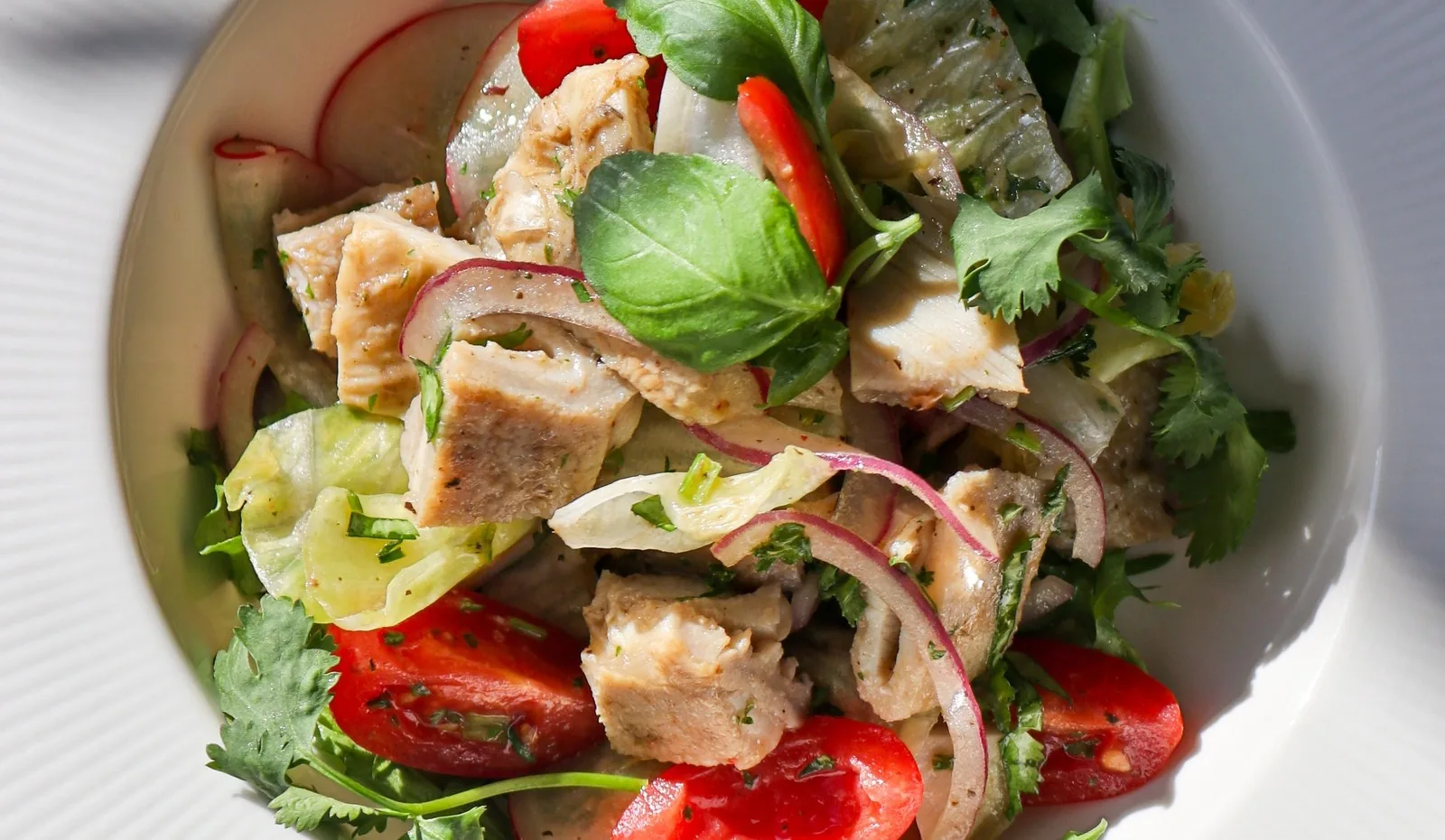 Beef tripe royale salad
