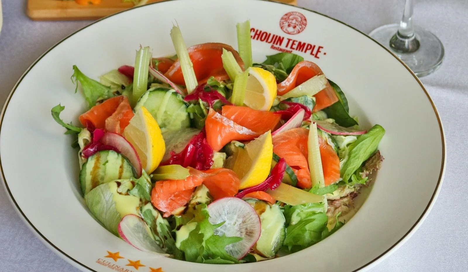 Smoked salmon green bowl