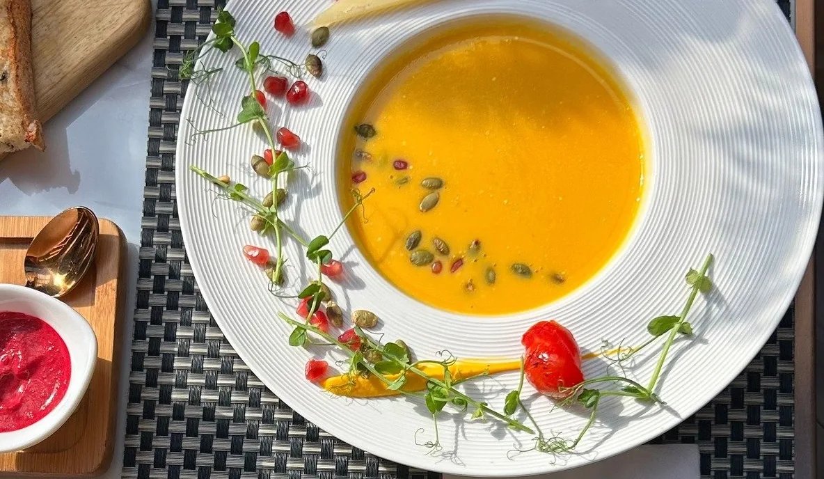 Pumpkin creamy soup
